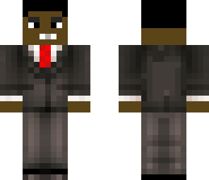 professional black man in a suit