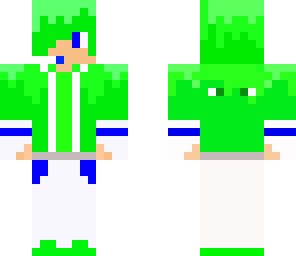 guy with green suit