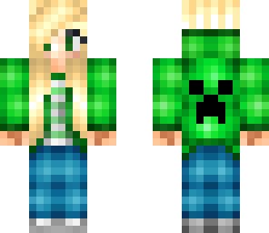 creeper hoodie girl