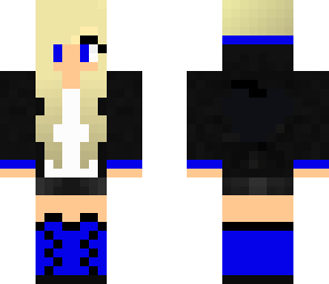 blue girl