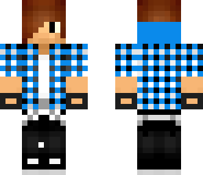 blue white man
