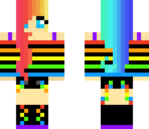 rainbow girl