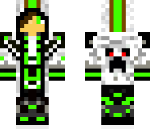 green hooded teenager