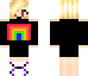 goth rainbow chic