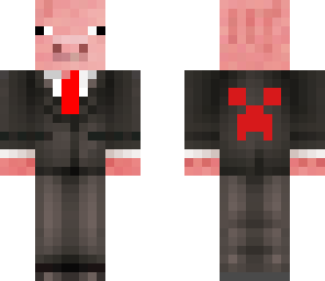 pig in a suit