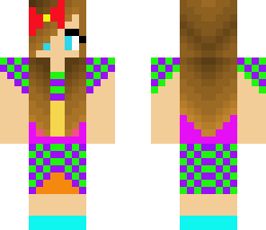 rainbow awesome girl