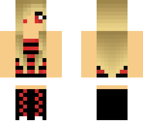 red black girl