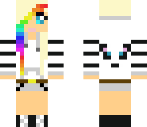 edit of sweetjessijess's rainbow streaked blonde