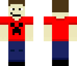 new red creeper shirt guy