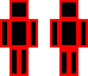 red and black