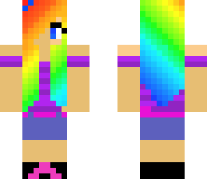 rainbow girl
