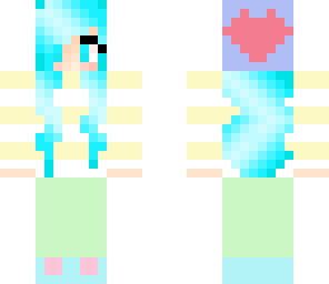 striped cute girl