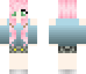 pink hair girl