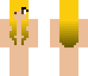 blonde girl with brown eyes base