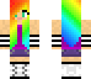 rainbow hair