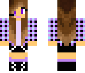 purple checkerboard girl 2