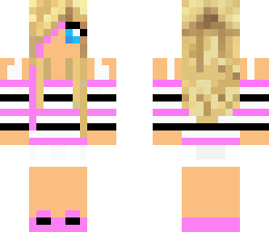 pink and black girl