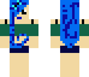 blue person