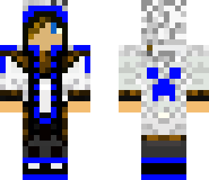 blue fighter boy