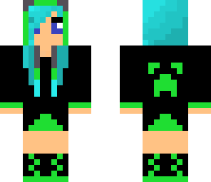 aqua creeper girl
