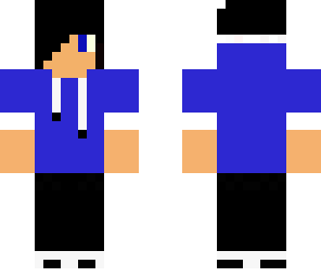 blue man