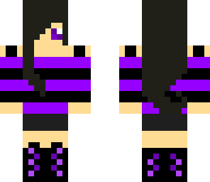 purple girl cuty