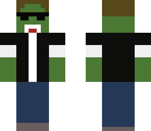 zombie in black