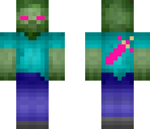 hot pink zombie herobrine