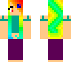 rainbow girl