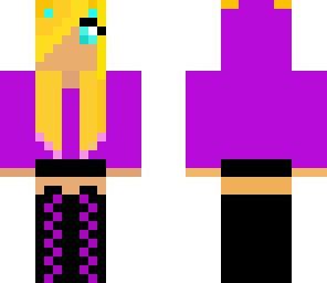 purple sweet panda girl