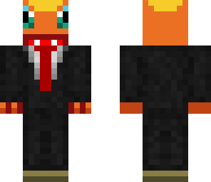 charmander in a suit