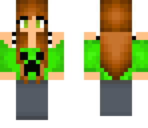 girl - creeper shirt