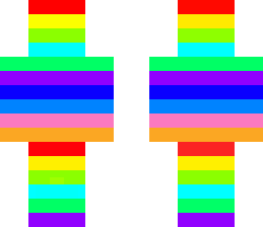 rainbow skin