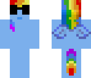 rainbow dash with sunglasses