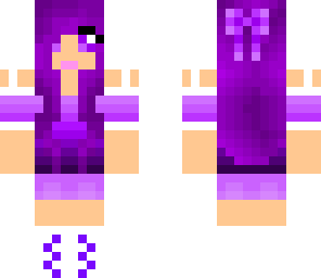cute purple girl