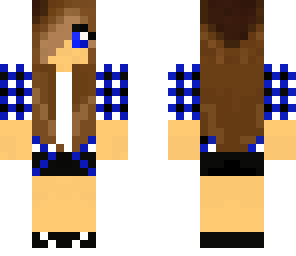 cute blue girl