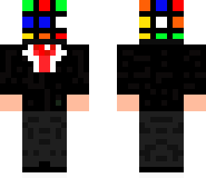 rubix man in suit