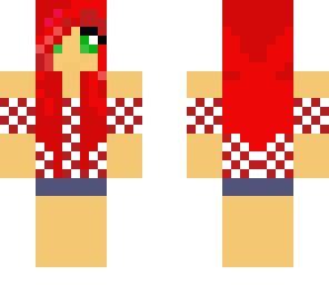 red flannel girl