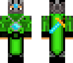 green knight with sword