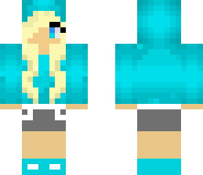 blue hoodie