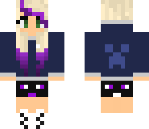 purple hair gal