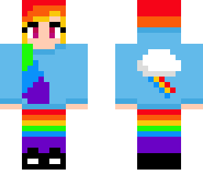 rainbow dash girl