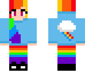 fixed rainbow dash girl