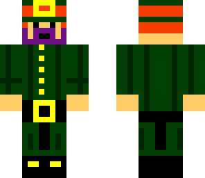 purple irish man