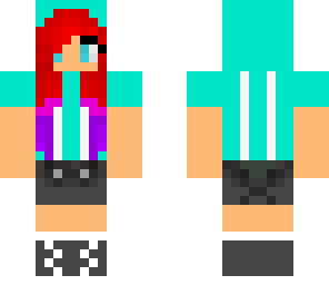 suspenders girl