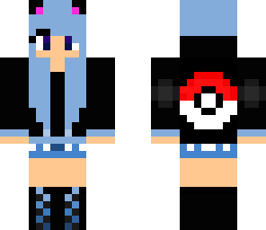 blue pokemon girl