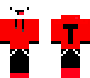derpy dude red black and white
