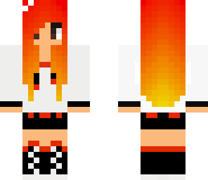 fire hair girl