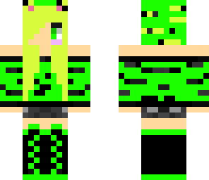 green tiger girl