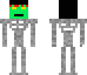 skeleton frankenstein head